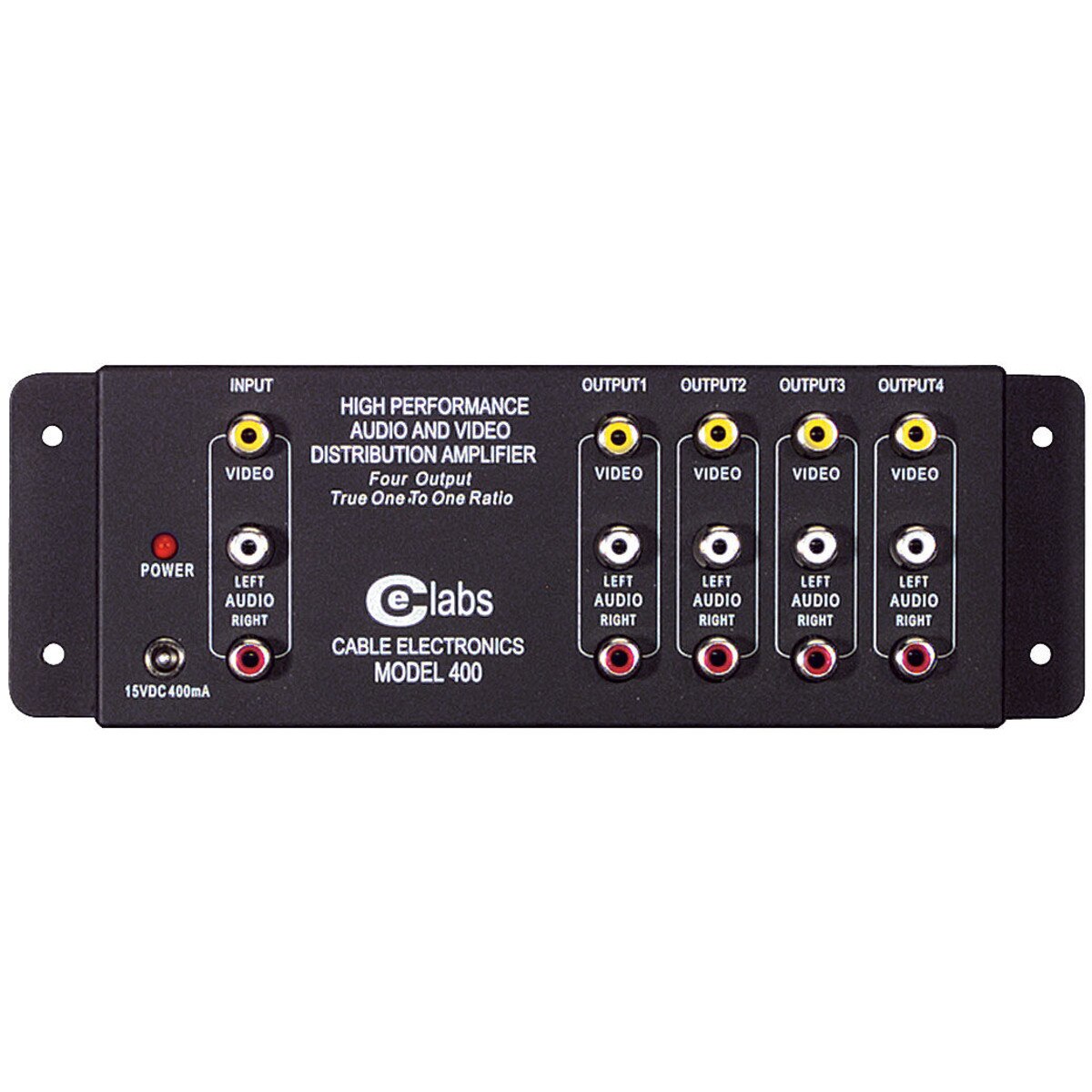 CE Labs AV400 A/V Distribution Amp 4Out